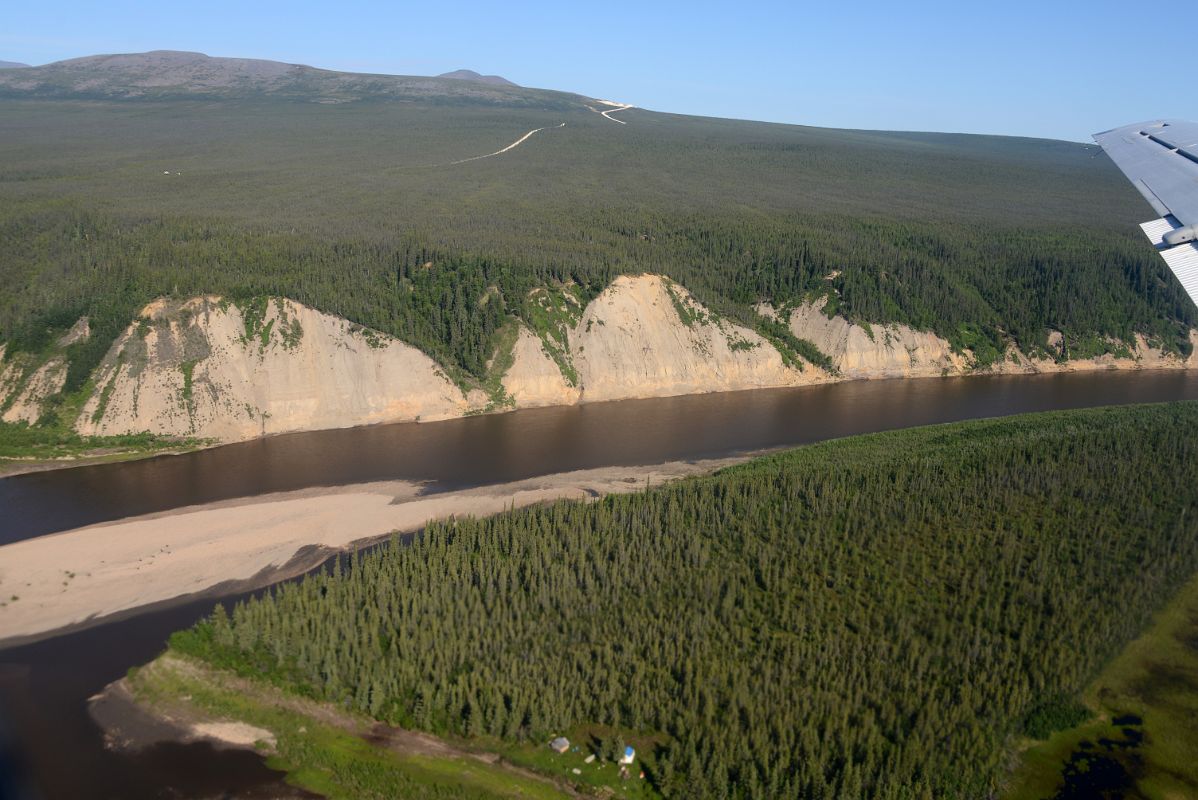 05A River Just After Taking Off From Old Crow Yukon Airport